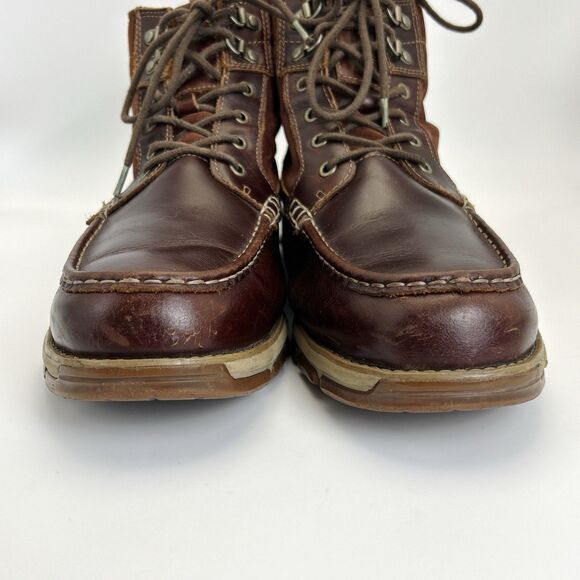 Timberland Pendleton Boots Mens Sz 13 Brown Leather Plaid Lining Hiking 9755R main image 7